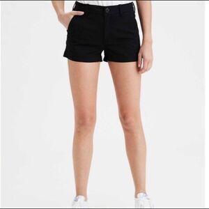 American Rag Cie Black mid rise denim chino Shortie bootie Shorts - 9 juniors